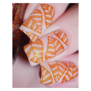 UberChic Beauty Lovely Leaves-04 Stamping Plate Tan