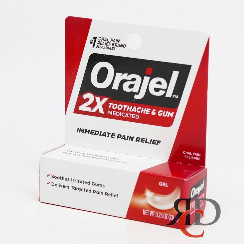 Orajel Orajel Instant Pain Relief Gel, 2x Strength, 0.25 Oz Personal Care Lavender