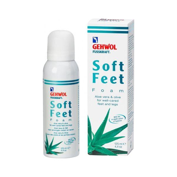 Gehwol Gehwol Soft Feet Mousse avec Aloes 125ml - 4.2 Oz Foot Care Mousse Lavender