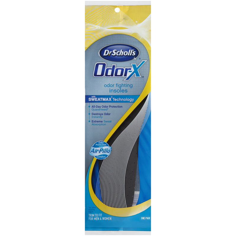 Dr Scholl's Dr Scholl's Odor-X Odor Fighting Insoles, 1-Pair Insoles & Inserts Light Slate Gray