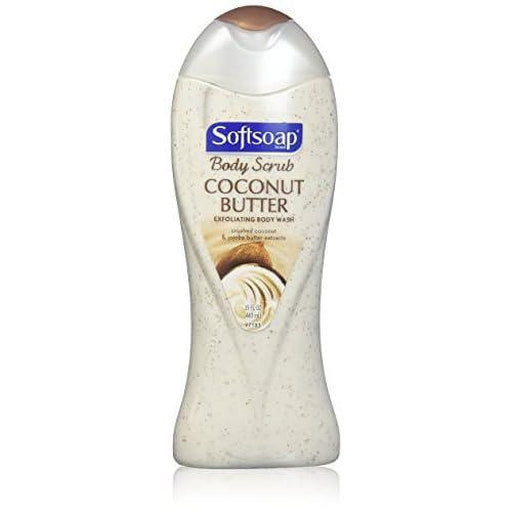 Softsoap Softsoap Soft Soap Coconut Butter Scrub Body Wash Body Wash Light Gray