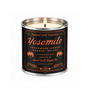Good & Well Supply Co Yosemite National Park Candle Candles Black Half Pint / 8oz / Cotton Wick,Pint / 14oz / Cotton Wick