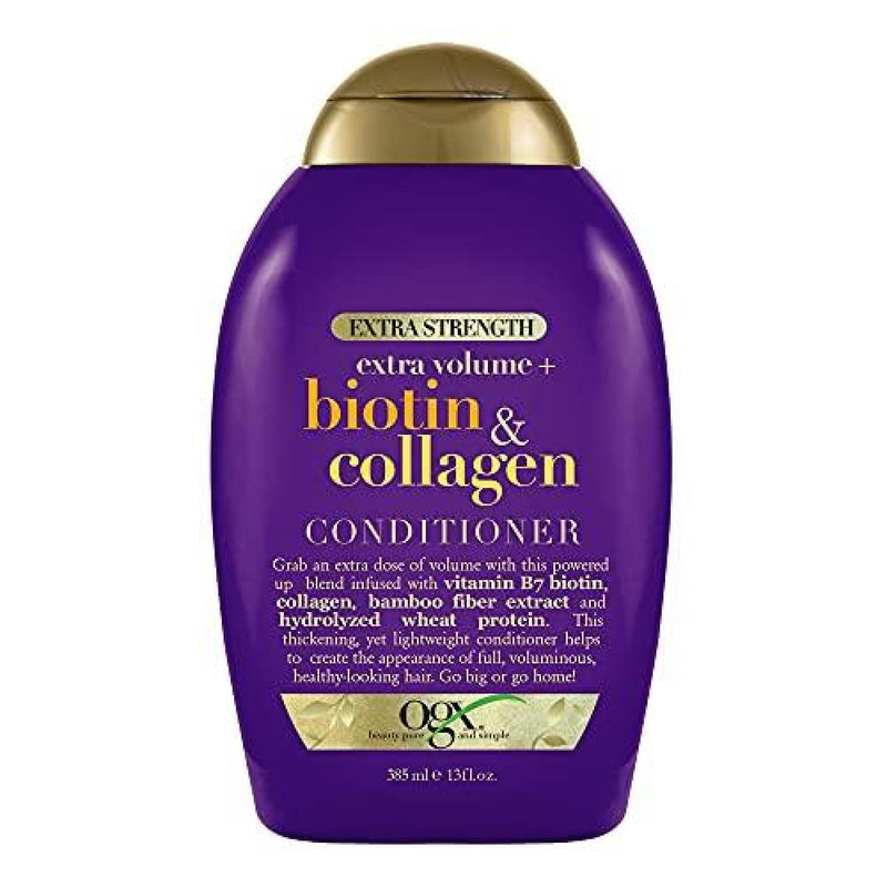 Ogx Ogx Biotin & Collagen Extra Strength Conditioner - 385 Ml Conditioners White Smoke