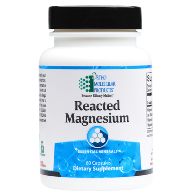 Ortho Molecular Products Ortho Molecular Products Reacted Magnesium 60 Capsules Vitamins & Supplements White Smoke