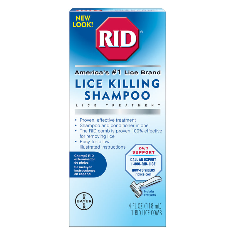 RID RID Lice Killing Shampoo – 4-Ounce Bottle Shampoo Alice Blue