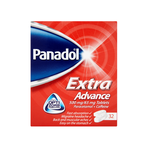 Nature's Best Sport Nature's Best Sport Panadol Extra Advance Tablets Graphics Tablets Orange Red