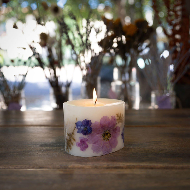 Rosy Rings Petite Botanical Candle - Roman Lavender Petite Botanical Candle Dark Slate Gray