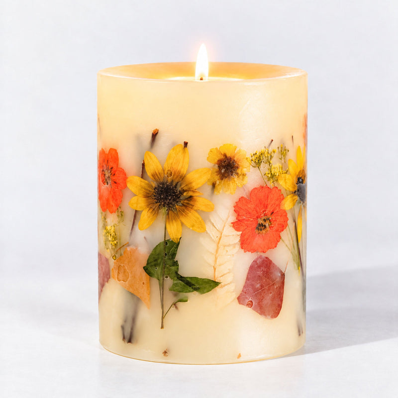 Rosy Rings Signature Botanical Candle - Honey Tobacco Medium Botanical Candle Lavender