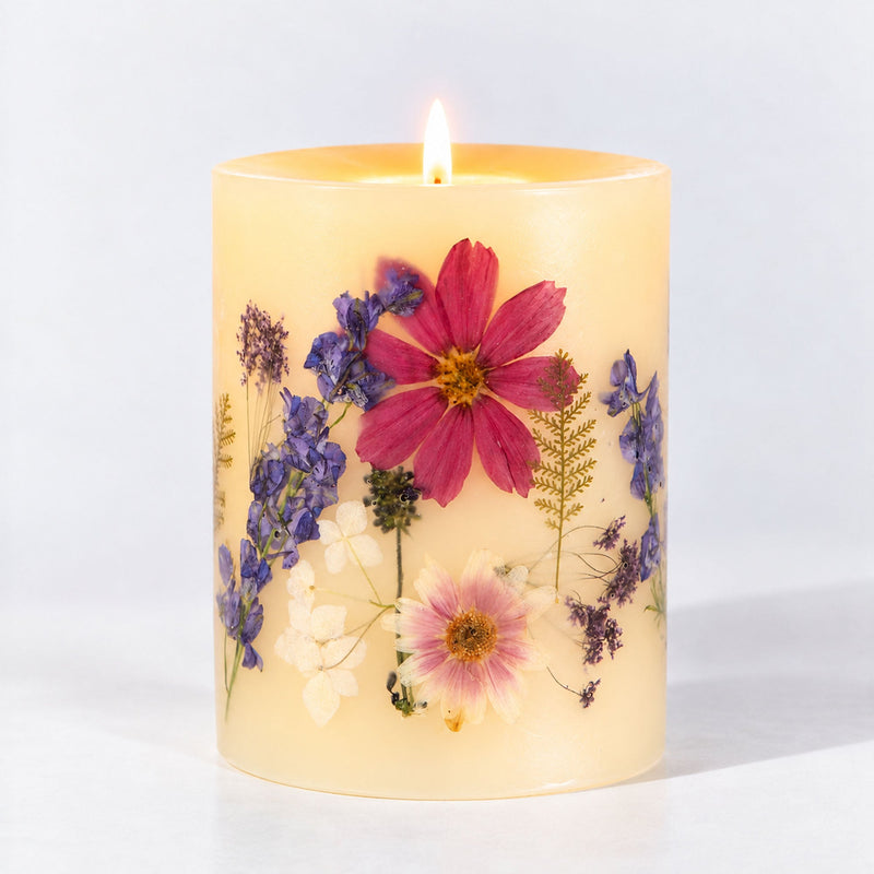 Rosy Rings Signature Botanical Candle - Roman Lavender Medium Botanical Candle Lavender