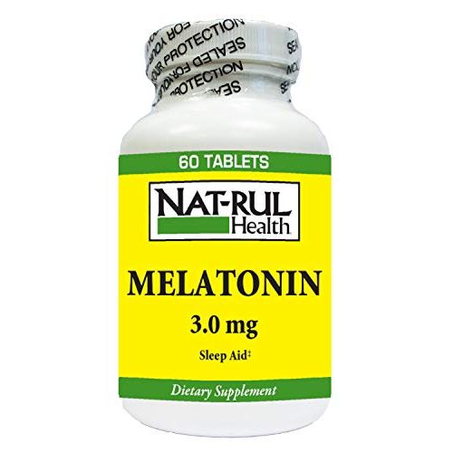 Natrul Health Natrul Health Melatonin TABS 3 MG N-R Size: 60 Vitamins & Supplements White Smoke