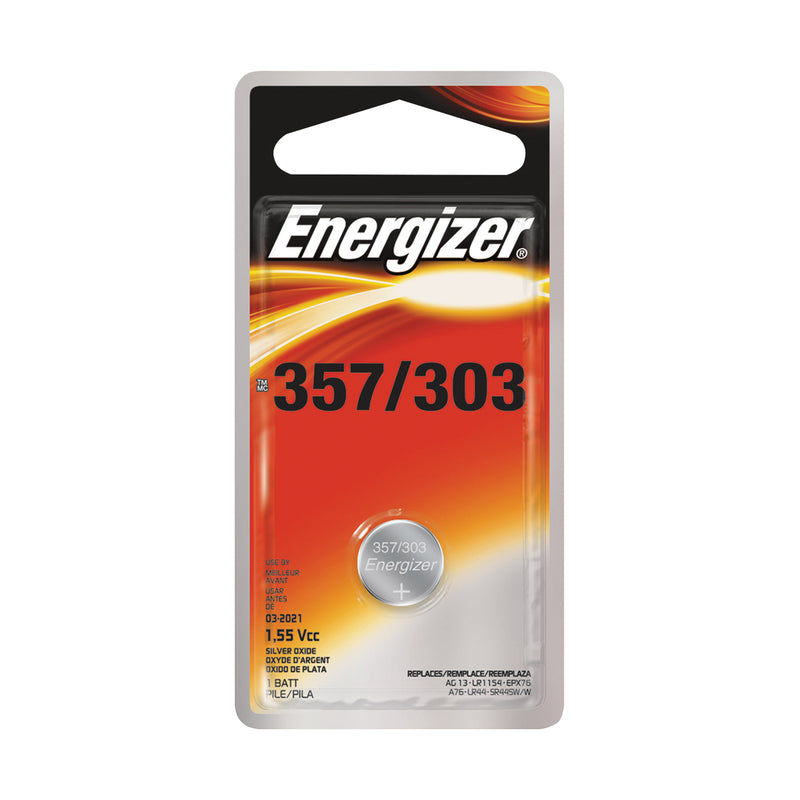 Energizer Energizer Zero Mercury Watch/Electronic Silver Oxide Battery 357/303 Batteries White Smoke