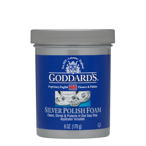 Goddard's Goddard's 6 Oz. Long Shine Silver Foam Polish 707085 603562 Furniture Cleaners & Polish Light Slate Gray