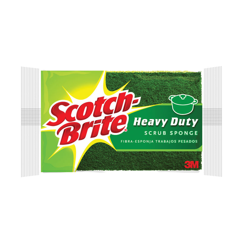 Scotch-Brite Scotch-Brite Heavy Duty Scrub Sponge Green Sponges & Scouring Pads Lavender