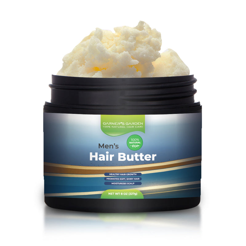 Garner's Garden Men's Hair Butter Hair Styling Products White Smoke Men's Hair Butter 8oz (large)