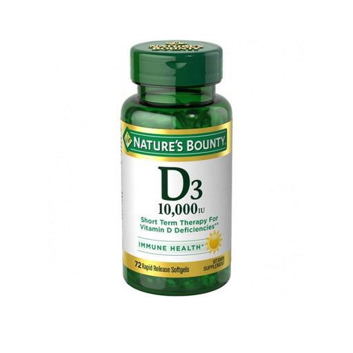 Nature's Bounty Nature's Bounty Vitamin D3, Immune Health, 250 Mcg, Rapid Release Softgels Vitamins & Supplements White Smoke