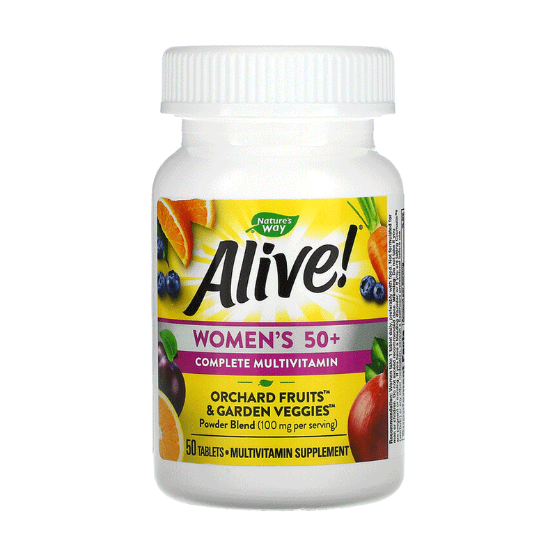 Nature's Way Nature's Way Alive Women's 50+ Complete Multivitamin Tablets 50ct Vitamins & Supplements Lavender