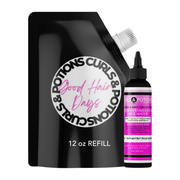 Curls & Potions Chebe Growth Rice Water Black 12 oz Refill