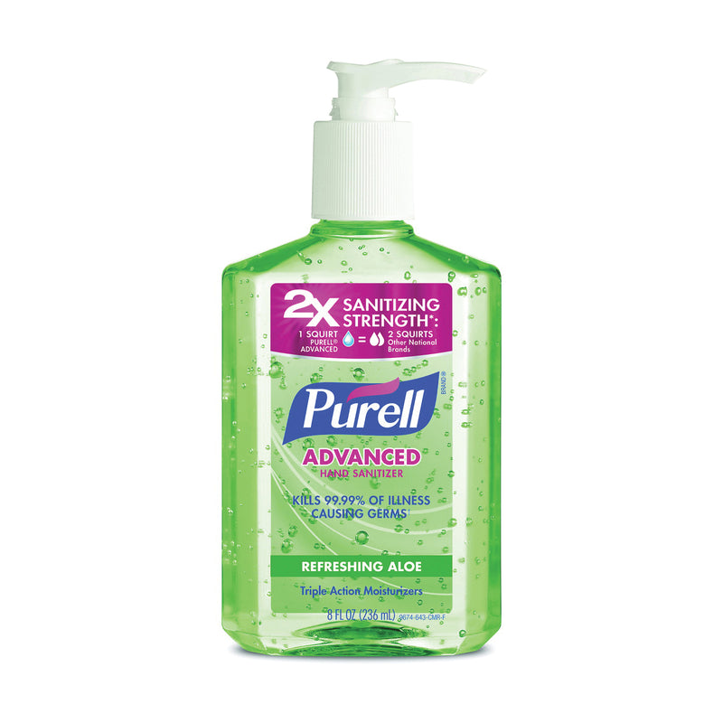 Purell Purell Soothing Gel Advanced Hand Sanitizer Pump Bottle, 8 Ounce Health & Beauty White Smoke