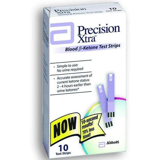 Precision Xtra Precision Xtra Blood Ketone Test Strips Box Of 10 Health Care White Smoke