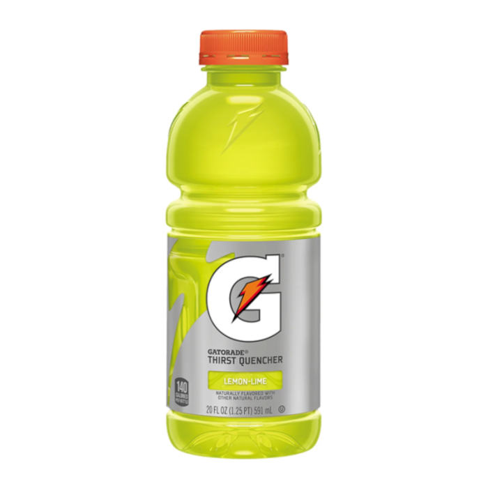 Gatorade Gatorade Thirst Quencher Sports Drink, Lemon Lime, 20 Oz Bottle Beverages White Smoke