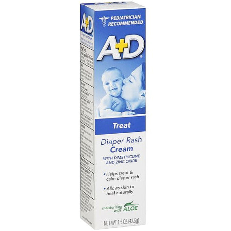 A+D A+D Diaper Rash Cream, Treat, With Dimethicone And Zinc Oxide Lotion & Moisturizer Lavender