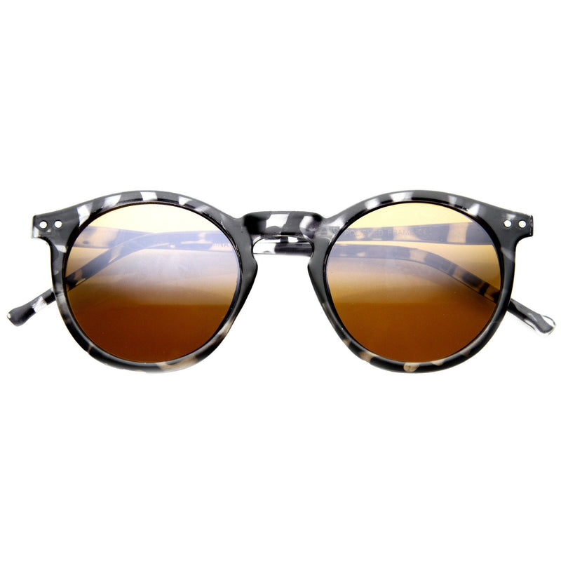 zeroUV 1920's P3 Dapper Vintage Inspired Round Sunglasses 8637 Sunglasses White Smoke Yellow Green,Black Smoke,Tortoise Amber,Dark Tortoise Green,Tortoise Smoke,Black Green,Clear Smoke Tortoise,Polarized Black Smoke,Polarized Tortoise Brown,Polarized Tortoise Green,Orange Green