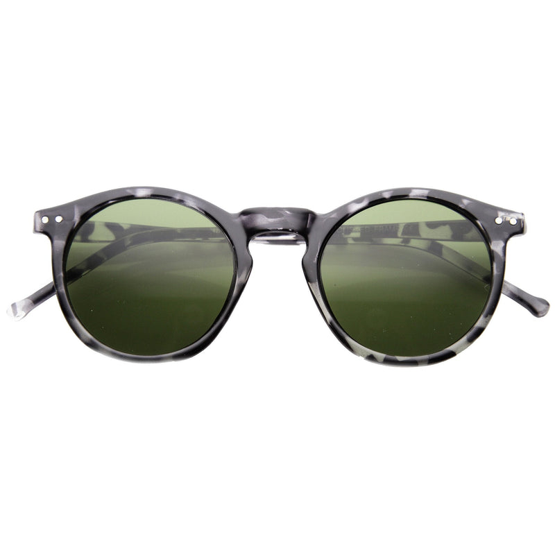 zeroUV 1920's P3 Dapper Vintage Inspired Round Sunglasses 8637 Sunglasses White Smoke Yellow Green,Black Smoke,Tortoise Amber,Dark Tortoise Green,Tortoise Smoke,Black Green,Clear Smoke Tortoise,Polarized Black Smoke,Polarized Tortoise Brown,Polarized Tortoise Green,Orange Green