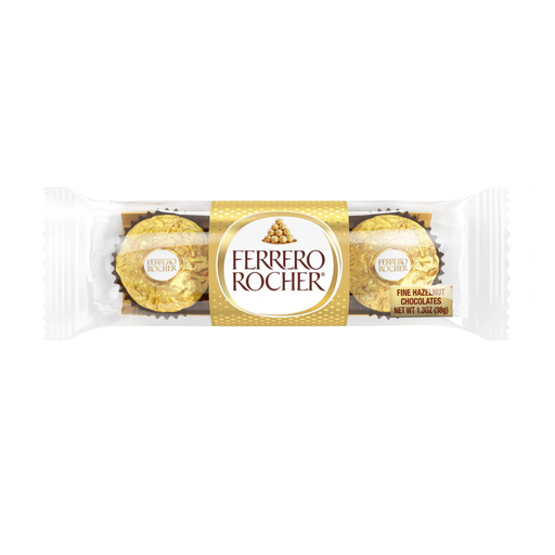 Ferrero Rocher Ferrero Rocher Fine Hazelnut Chocolates - 1.3oz/3ct Candy & Chocolate White Smoke