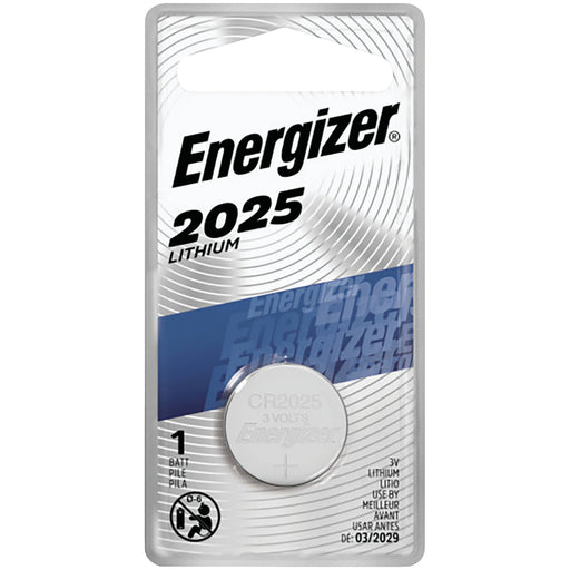 Energizer Energizer 3 Volt Lithium Coin Button Cell Electronic / Watch Batteries ECR2025BP, Color: Silver, Battery Quantity: 1, Power: 3 Volts Batteries White Smoke