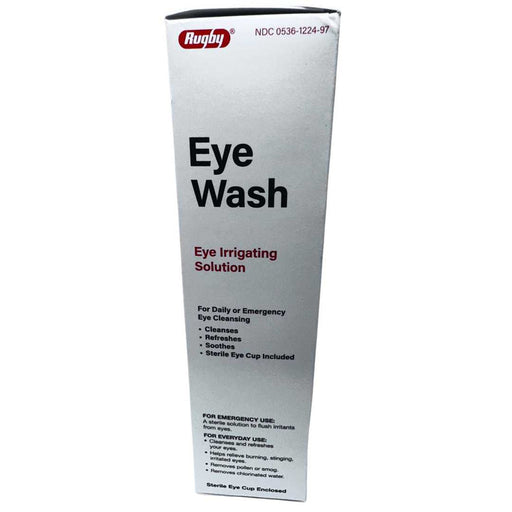 Rugby Rugby Eye Wash Irrigating Solution 99.05%, 4 Fl Oz 305361224974VL Dog Supplies White Smoke