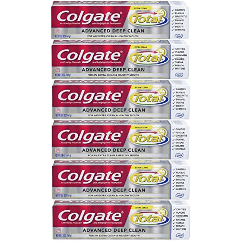 Colgate Colgate Total Advanced Deep Clean Anticavity Fluoride And Antigingivitis Toothpaste Toothpaste Gray