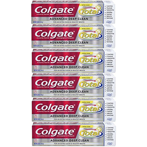 Colgate Colgate Total Advanced Deep Clean Anticavity Fluoride And Antigingivitis Toothpaste Toothpaste Gray