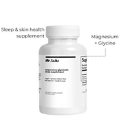 Mr. Lulu Skincare Magnesium Glycinate Sleep Supplement White Smoke SINGLE,2-PACK Save $5