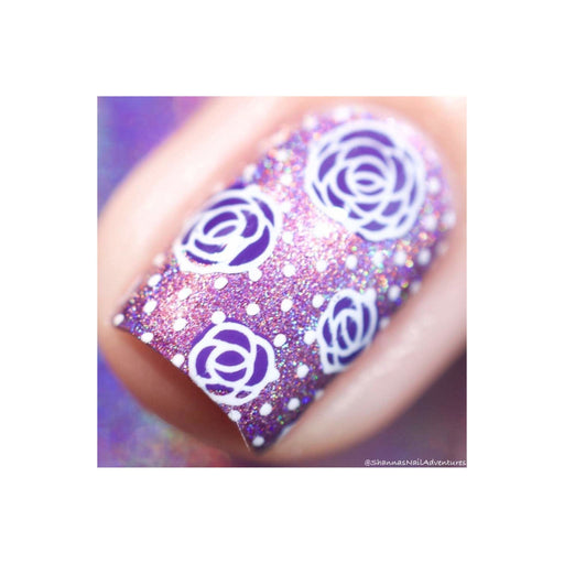 UberChic Beauty Collection 22 Stamping Plate Thistle