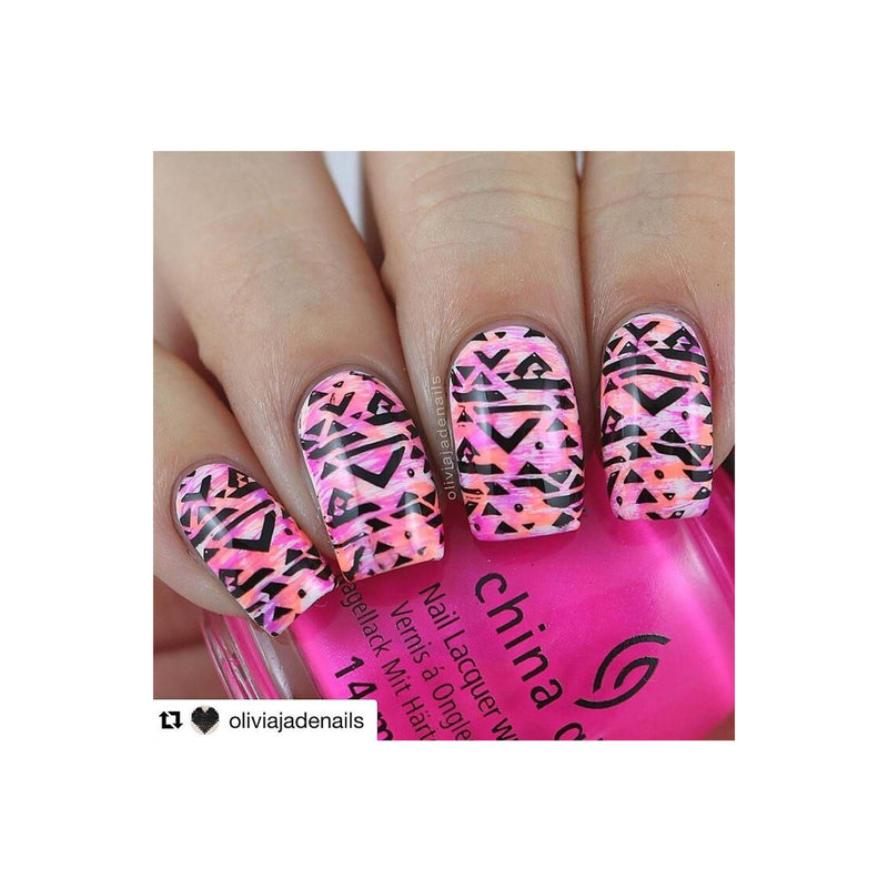 UberChic Beauty Wild West-02 Stamping Plate Rosy Brown