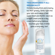 COLEHERBALS LLC 42 - Fresh Face Organix Rejuvenating Facial Moisturizer Facial Moisturizer White Smoke
