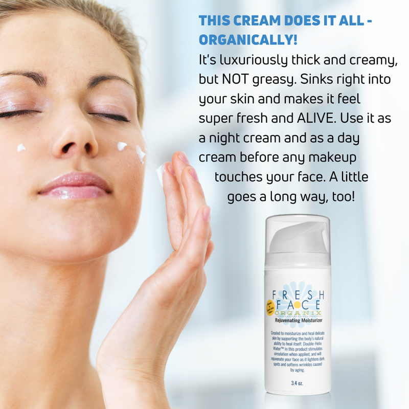COLEHERBALS LLC 42 - Fresh Face Organix Rejuvenating Facial Moisturizer Facial Moisturizer White Smoke