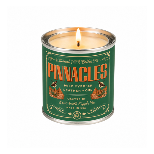 Good & Well Supply Co Pinnacles National Park Candle Candles Dark Slate Gray Half Pint / 8oz / Cotton Wick,Pint / 14oz / Cotton Wick
