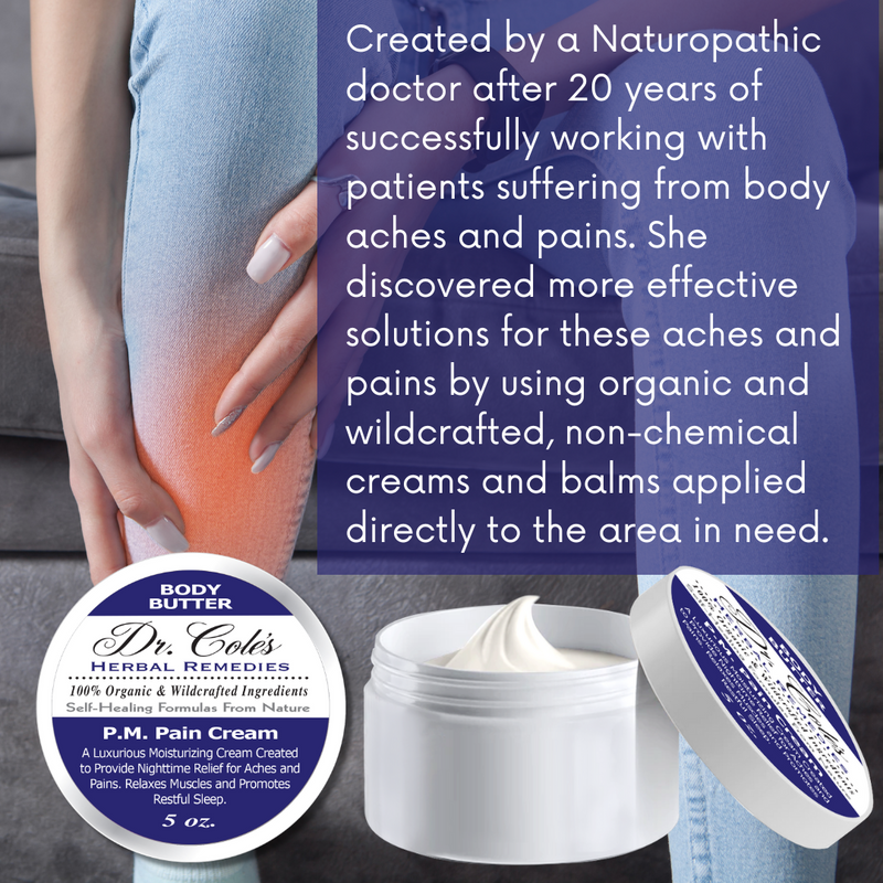 COLEHERBALS LLC 25 - Dr. Cole's P.M. Pain Cream Herbal Dark Slate Blue