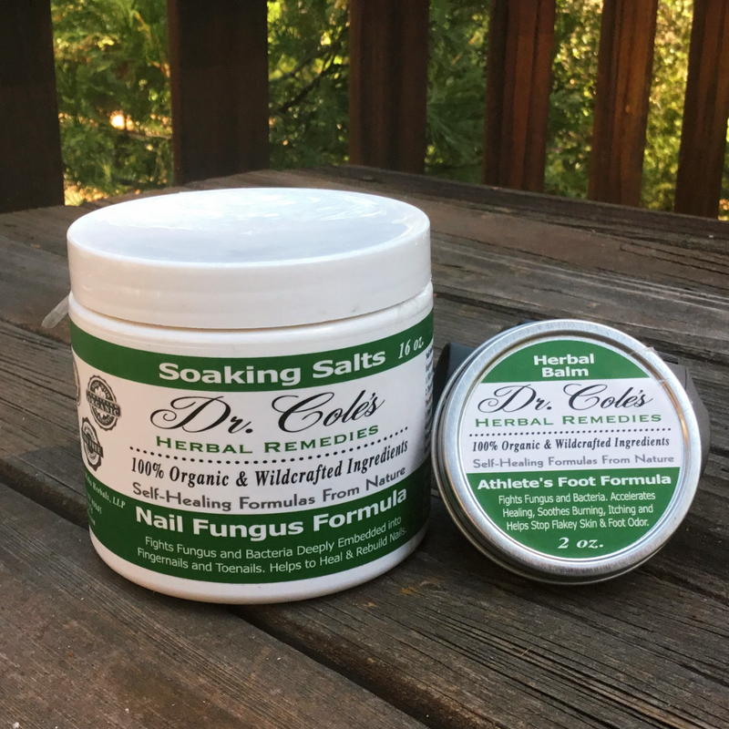 COLEHERBALS LLC 09 - Dr. Cole's Organic Athlete’s Foot Treatment Herbal Black