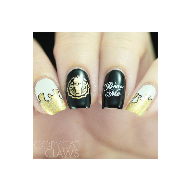 UberChic Beauty Bottoms Up Stamping Plate Tan