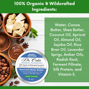 COLEHERBALS LLC 36 - Dr. Cole's Gourmet Body Butter - FOREST BATHING Herbal Medium Sea Green