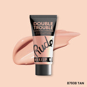 Rude Cosmetics Double Trouble Foundation and Concealer Foundation Peach Puff Tan 12