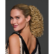 VIP Extensions 12″ Coily Cinched Pony Hair Extension Accessories Dark Slate Gray 14/88,1416T,R1,R4,R10,27