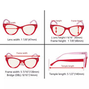eyekeeper.com 4 Pack Cat-eye Thicker Frame Blue Light Filter Readers UVR9108 Eyeglasses White Smoke 4 Pairs Mix / without magnification,4 Pairs Mix / +0.50,4 Pairs Mix / +0.75,4 Pairs Mix / +1.00,4 Pairs Mix / +1.25,4 Pairs Mix / +1.50,4 Pairs Mix / +1.75,4 Pairs Mix / +2.00,4 Pairs Mix / +2.50,4 Pairs Mix / +3.00