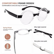 eyekeeper.com 12 Pack Round Funky Reading Glasses Cute Small Readers R2007T Eyeglasses White Smoke 12 Pairs Mix / without magnification,12 Pairs Mix / +0.50,12 Pairs Mix / +0.75,12 Pairs Mix / +1.00,12 Pairs Mix / +1.25,12 Pairs Mix / +1.50,12 Pairs Mix / +1.75,12 Pairs Mix / +2.00,12 Pairs Mix / +2.50,12 Pairs Mix / +2.75,12 Pairs Mix / +3.00,12 Pairs
