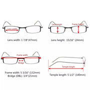 eyekeeper.com 12 Pack Stainless Steel Metal Frame Lightweight Reading Glasses R15005 Eyeglasses White Smoke 12 Pairs Mix / +0.50,12 Pairs Mix / +0.75,12 Pairs Mix / +1.00,12 Pairs Mix / +2.00,12 Pairs Mix / +3.50,12 Pairs Mix / +4.00