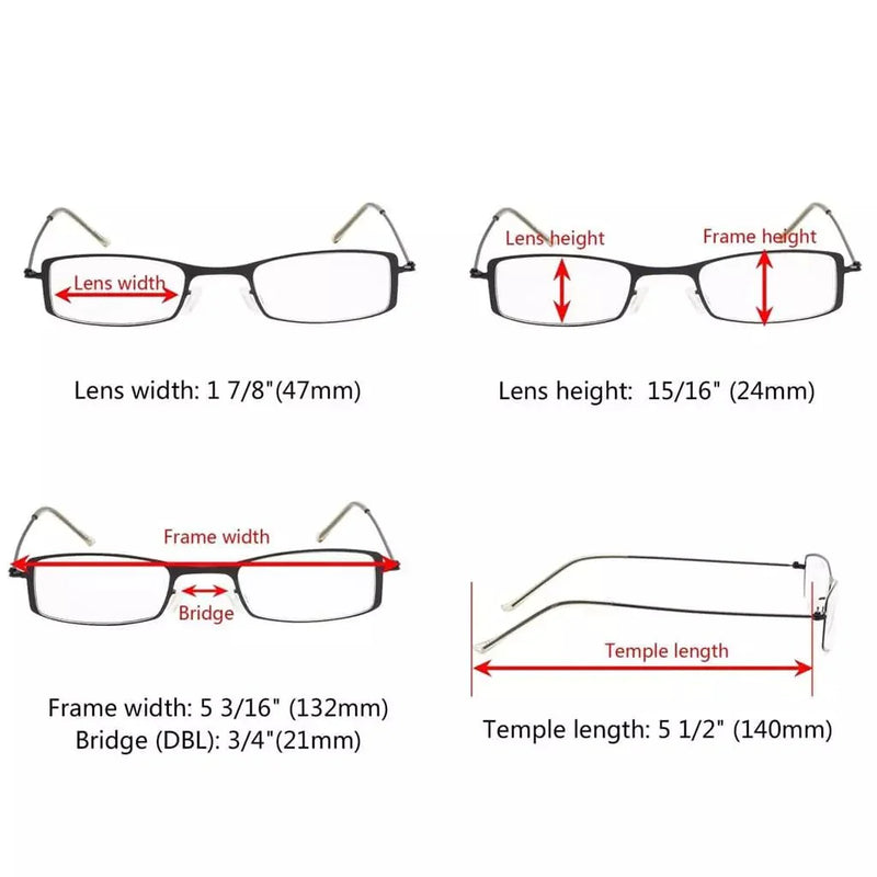 eyekeeper.com 12 Pack Stainless Steel Metal Frame Lightweight Reading Glasses R15005 Eyeglasses White Smoke 12 Pairs Mix / +0.50,12 Pairs Mix / +0.75,12 Pairs Mix / +1.00,12 Pairs Mix / +2.00,12 Pairs Mix / +3.50,12 Pairs Mix / +4.00