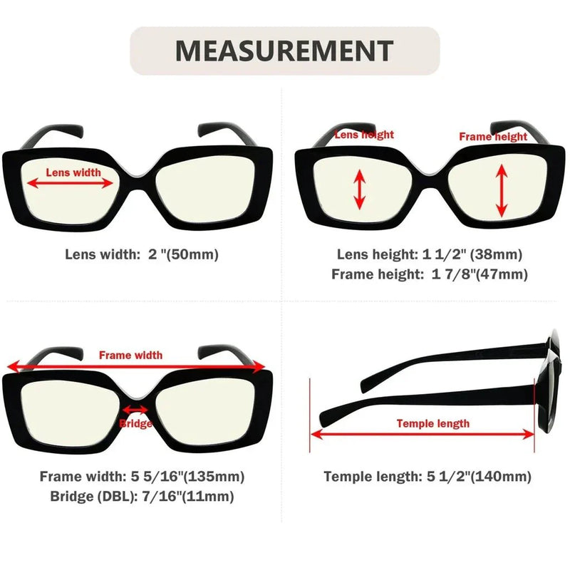 eyekeeper.com 4 Pack Chic Thicker Frame Blue Light Filter Readers UVR2010 Eyeglasses White Smoke 4 Pairs Mix / without magnification,4 Pairs Mix / +0.50,4 Pairs Mix / +0.75,4 Pairs Mix / +1.00,4 Pairs Mix / +1.25,4 Pairs Mix / +1.50,4 Pairs Mix / +1.75,4 Pairs Mix / +2.00,4 Pairs Mix / +2.50,4 Pairs Mix / +3.00