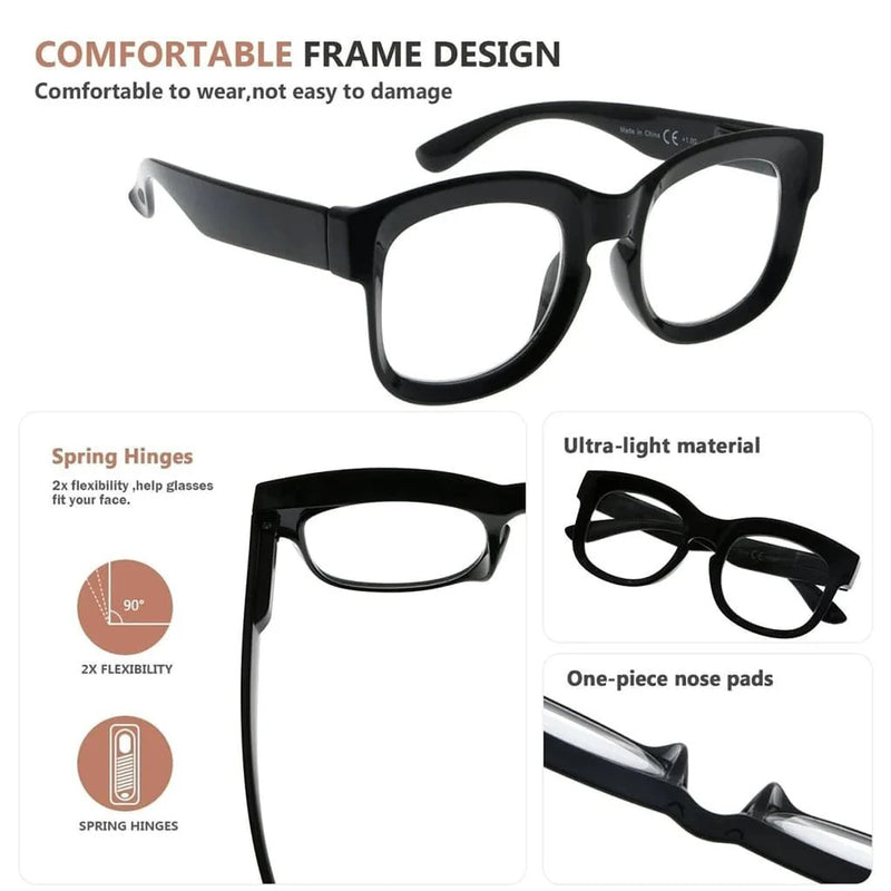 eyekeeper.com 12 Pack Thicker Frame Reading Glasses Ladies Readers R2013 Eyeglasses White Smoke 12 Pairs Mix / without magnification,12 Pairs Mix / +0.50,12 Pairs Mix / +0.75,12 Pairs Mix / +1.00,12 Pairs Mix / +1.25,12 Pairs Mix / +1.50,12 Pairs Mix / +1.75,12 Pairs Mix / +2.00,12 Pairs Mix / +2.25,12 Pairs Mix / +2.50,12 Pairs Mix / +2.75,12 Pairs